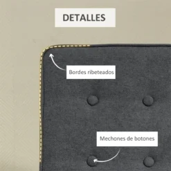 HOMCOM Sillón Relax Reclinable Manual Hasta 145° Tapizado En Poliéster Con Reposapiés Retráctil Carga 150 Kg Para Salón Oficina Dormitorio 68x87x100 Cm Gris -Mimoso Sofa Ventas c0cdb529d53c0dc7e0f4f7f1ec29015ef3274ad8 c7d6249194754319b7b466efd4500072