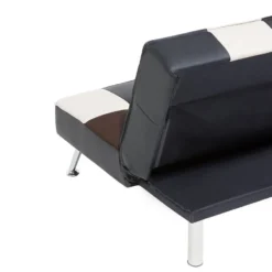 Sofá Cama 3 Plazas Tapizado Negro/patchwork OLSKER -Mimoso Sofa Ventas c1585a6c2ca31bd847656eb7b2cd07299961d600 fba0d309812240c09ad2fcdc1b7f2921