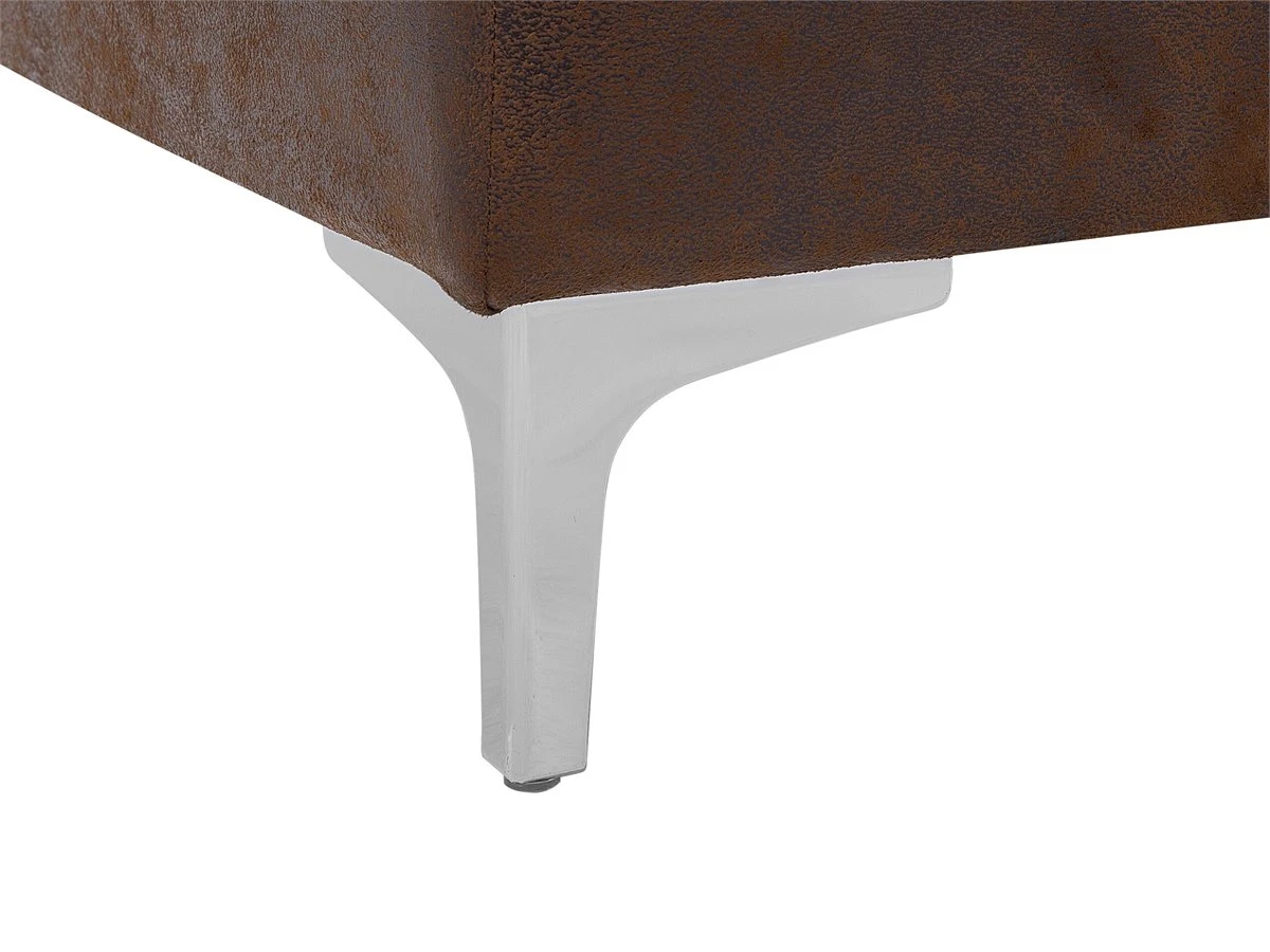 Sofá Cama Esquinero De Piel Sintética Marrón Oscuro Derecho ABERDEEN 13 Sofá Cama Esquinero De Piel Sintética Marrón Oscuro Derecho ABERDEEN - Imagen 11