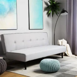 Sofá 3 Plazas Gris Claro VISBY