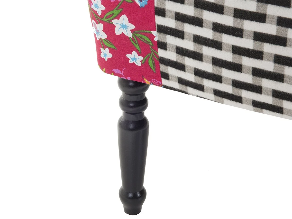 Sillón Patchwork Multicolor MANDAL 10 Sillón Patchwork Multicolor MANDAL - Imagen 8