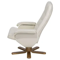 Sillón De Masaje De Piel Sintética Beige Crema/madera Clara RELAXPRO -Mimoso Sofa Ventas c7a1120b5263e1313f9e7f5a5d5c6fc8957df844 9082c3ceb68b4f7e83a8d9cd63c6b598