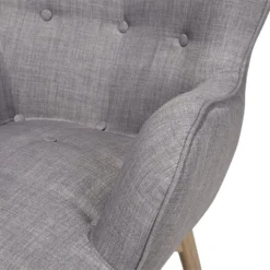 Sillón Tapizado Con Reposapiés Gris Claro VEJLE -Mimoso Sofa Ventas c83a2936a7bd9ced4057f9fb7c1777fe074194e1 ec3535ae3d48450baaeb15614f0a723b