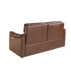 Sofá 3 Plazas Tapizado En Piel De Origen Vacuno Color Marón Cognac Con Mecanismo Eléctricos Relax. Estructura Interna De Madera De Pino Natural. Patas De PVC Color Negro. -Mimoso Sofa Ventas c94d9fe2cf18d2ce333af31aed6d721a6541349e df43c3d87ad64cce8c6ccbaf1823f40d