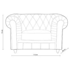 Sillón Chester Símil Piel Negro 75x115x84 Cm -Mimoso Sofa Ventas c9c38cef193106ae190f50bd69e280fad47a41c1 1b19fcf7c26b4c35b58436245766bb44