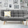 Sofá Cama 3 Plazas Tapizado Gris Oscuro INGARO -Mimoso Sofa Ventas ca3981ea925ed99580c3d70adef5978eb0b9989c a8dc58d4c3554d979ca7b3146e0e9c0c