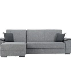 Chaise Longue GUILIA Cama Reversible Color Gris Oscuro