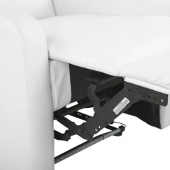 Sillón Reclinable De Piel Sintética Blanco Con LED Y Puerto USB VIRRAT -Mimoso Sofa Ventas ccb09fbabf45d959a43e0b02b6860a6df7e48307 2992d2ea36f048e48b8a9f45a2e381c5