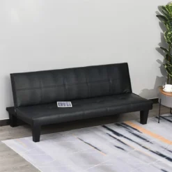 HOMCOM Sofá Cama De 3 Plazas Diseño 2 En 1 Plegable Sin Reposabrazos Estructura Sólida Con Patas Elevadas Asiento Acolchado De Esponja Cómodo Carga 300 Kg 165x75,5x70 Cm Gris -Mimoso Sofa Ventas cd28c58ce36a697ad768ae2fa6141b199c350087 221f1d081a394be297e43af2f33d56bf