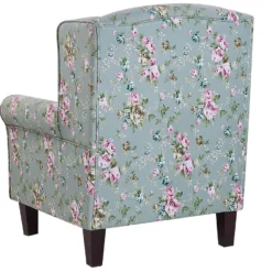 Sillón De Algodón/poliéster Verde/multicolor Con Reposapiés HAMAR -Mimoso Sofa Ventas ceee5170fb51ad33e245e66fcf63184bc705fdee 145a854b5b76457b8aaa2ef3c0b3b6e4