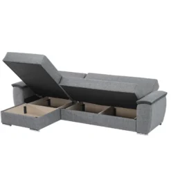 Chaise Longue GUILIA Cama Reversible Color Gris Oscuro -Mimoso Sofa Ventas d189fa9e22adb74ada0036bf8b6e251affc7ffcb 111166 07