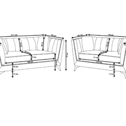 Conjunto De Sala De Estar 5 Plazas Verde Oscuro GAULA -Mimoso Sofa Ventas d30c72e513f7079aeff6f418a7b59d4e09a5c0c0 aad823e0b28f4435b5498026098639d7