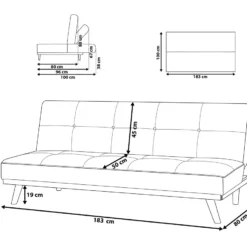 Sofá Cama 3 Plazas Negro FROYA -Mimoso Sofa Ventas d61c4ca14ad446feb5839b45024454701d1f526c 75e7fd4aa7df4aed98f5b3ceba29b920