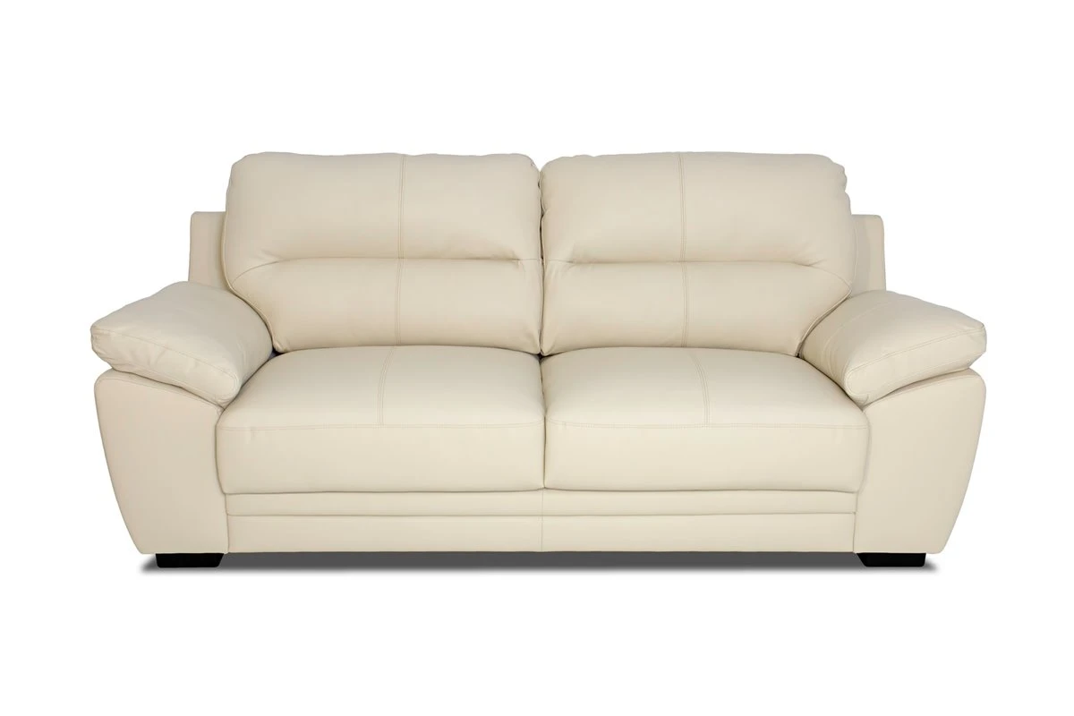 Sofá De Piel 3 Plazas RICHARD Color Beige 3 Sofá De Piel 3 Plazas RICHARD Color Beige