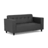 BUDWING Pedro - Sofá Tapizado - 3 Plazas - Estilo Contemporáneo (Negro) -Mimoso Sofa Ventas d98fa7cf84e3e9106fad951b6151d94fadd7b2eb f5f47bae13f14be0ac89fe554aab1b5e