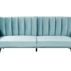 Sofá Cama 3 Plazas De Terciopelo Azul Claro/negro VIMMERBY -Mimoso Sofa Ventas dbada1171cb8aabc7a8bc933d351c6b8da1a65d7 acd52480896a4245a6a59335d2ae8a64