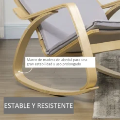 HOMCOM Silla Mecedora Tapizada En Tela Sillón Balancín Relax Con Cojín Desenfundable Reposabrazos Y Pies De Madera De Abedul Para Salón Dormitorio 67x97x84 Cm Gris 13 HOMCOM Silla Mecedora Tapizada En Tela Sillón Balancín Relax Con Cojín Desenfundable Reposabrazos Y Pies De Madera De Abedul Para Salón Dormitorio 67x97x84 Cm Gris -Mimoso Sofa Ventas dbe31132f6593d98bc75bc343aaa6c09fdcf4306 df71a1fcc3ad44d1a4f4b7716e9a5415