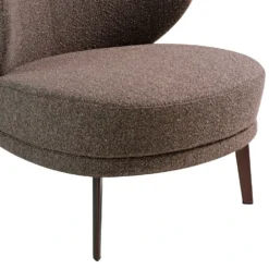 Sillón Tapizado En Tela Con Textura Y Patas De Acero Epoxi Color Marrón. -Mimoso Sofa Ventas dc95d60101e006c25dda9c9b5c5ca4d46cee394e 259d0b4c83b146eeb35c3580aaad6144