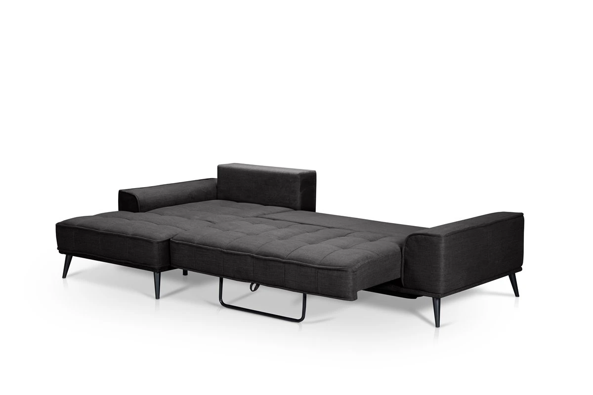 Chaise Longue GOMERA Izquierda Color Antracita 4 Chaise Longue GOMERA Izquierda Color Antracita - Imagen 2