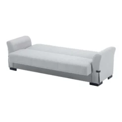 Sofá Cama De 3 Plazas STELA Color Gris Claro Incluye 2 Cojines Decorativos De Color Antracita -Mimoso Sofa Ventas e14ee65c14cbf0642e08dc7077c7e8b0f8cdf0ab 111206 06