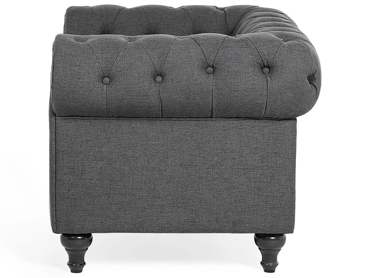 Sillón Tapizado Color Gris CHESTERFIELD 8 Sillón Tapizado Color Gris CHESTERFIELD - Imagen 6