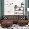 Sofá Cama Esquinero En Piel Sintética Marrón Con Reposapiés Izquierdo ABERDEEN -Mimoso Sofa Ventas e2b8375a0d4f494316a37788b141d38974dc94e8 c9ffa33f1f5e4eee8808c81f3a2a6c41
