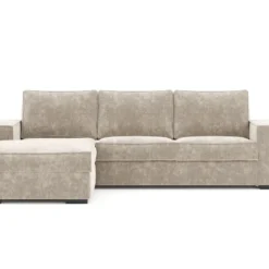 Chaise Longue Convertible En Cama Izquierda AZZURO Beige