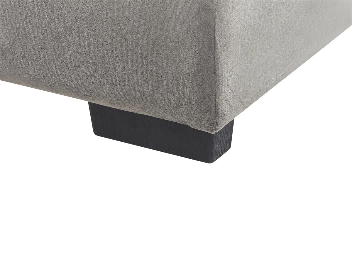 Sofá Cama Esquinero De Terciopelo Gris VARNAMO 13 Sofá Cama Esquinero De Terciopelo Gris VARNAMO - Imagen 11