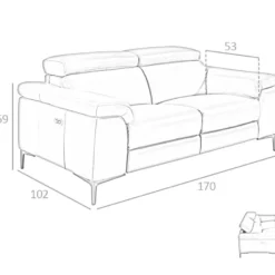 ANGEL CERDA Sofá 2 Plazas Piel Vacuno Mecanismos Relax -Mimoso Sofa Ventas e51a8d6cadcceb13d5503ff15cd2e1e34f2195dc 19024ec49ecc4441a7aa4c87eb0c67a2