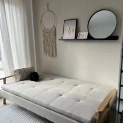 Sofá Cama De Poliéster Gris Claro TJORN -Mimoso Sofa Ventas e698afa09433b3e16958b4b5abfb55ad962bc81a f2f22f7a7ad94086871ec50394543313