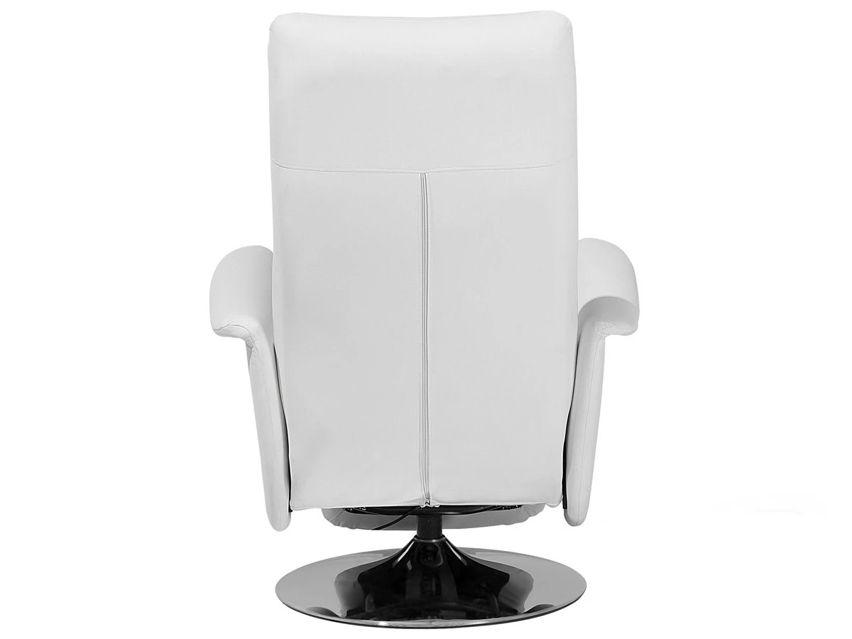 Sillón Reclinable En Piel Sintética Blanco PRIME 9 Sillón Reclinable En Piel Sintética Blanco PRIME - Imagen 7