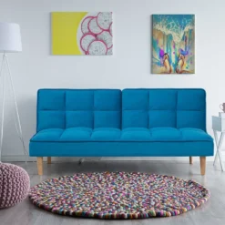 Sofá Cama Azul SILJAN