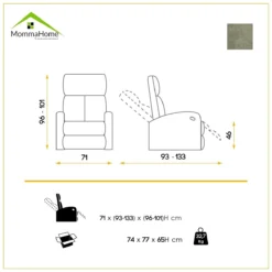 Sillón Relax Polipiel Modelo TAVIRA- Gris -Mimoso Sofa Ventas e9cfd3e658e88ec39747a13fdefe42f6cf928a5e ba262dd32b5145cd96803ff431d7a74c