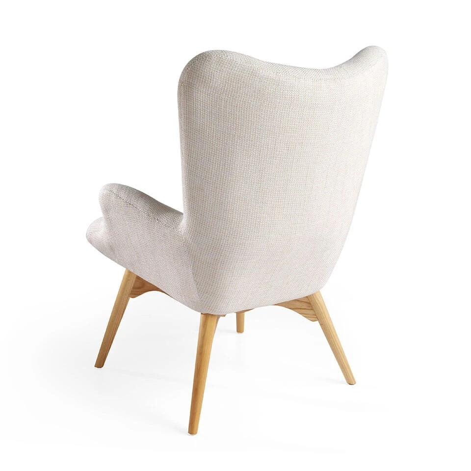 ANGEL CERDA Sillón Tapizado Tela Capitoné 5 ANGEL CERDA Sillón Tapizado Tela Capitoné - Imagen 3