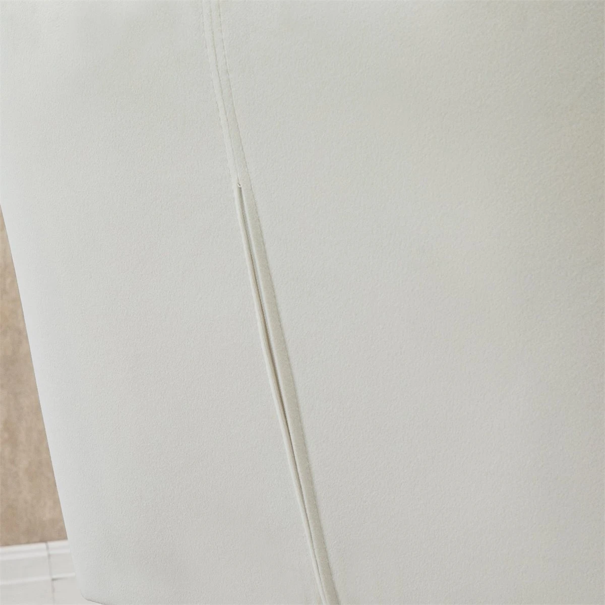 HOMCOM Butaca De Salón Tapizada En Terciopelo Sillón Relax Moderno Con Asiento Reposabrazos Acolchados Patas De Madera Y Base Cruzada Para Dormitorio 67x65x74 Cm Blanco 11 HOMCOM Butaca De Salón Tapizada En Terciopelo Sillón Relax Moderno Con Asiento Reposabrazos Acolchados Patas De Madera Y Base Cruzada Para Dormitorio 67x65x74 Cm Blanco - Imagen 9