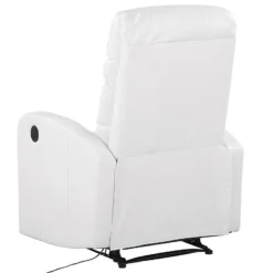 Sillón Reclinable De Piel Sintética Blanco Con LED Y Puerto USB VIRRAT -Mimoso Sofa Ventas ed4966312a03364df20ee7de6295fc7903455d03 0cdf72dd6e5748ad9ea034e65ebd3560