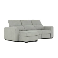 Chaise Longue Con Cama CONNOR Color Gris Claro -Mimoso Sofa Ventas eda44f396384fed28790f118dafc2ab56a7f50e6 106448 03