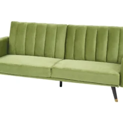 Sofá Cama 3 Plazas De Terciopelo Verde Oliva/negro VIMMERBY -Mimoso Sofa Ventas edc2f6795beecae3d21201d15c1d3c7b57a42afc e6e95ed869284a94bbb6775920ac52e6