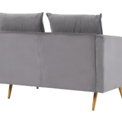 Conjunto De Sala De Estar 5 Plazas De Terciopelo Gris MAURA -Mimoso Sofa Ventas f0b8f4c68aa022d1958e239cd92efafdaf26fa55 ebe2edd0f3e04706ac0568c4ae4842aa