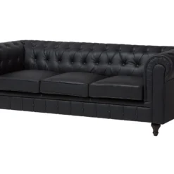 Sofá Esquinero En Piel Sintética Negro Izquierdo CHESTERFIELD -Mimoso Sofa Ventas f12230f89a8b9ed7ed51ccd40fcc9f44020410b7 58f5359273db425591689d78762e613a
