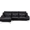 Chaise Longue De Piel Izquierda HAWAI Negro -Mimoso Sofa Ventas f1c385892039b1fbf9461be49b11314923dc95ee 397212 01