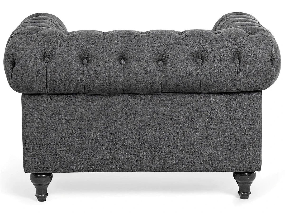 Sillón Tapizado Color Gris CHESTERFIELD 9 Sillón Tapizado Color Gris CHESTERFIELD - Imagen 7
