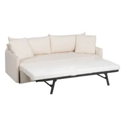 Sofá Cama 200 X 94 X 86 Cm Tejido Sintético Crema -Mimoso Sofa Ventas f92c817956dfcde67fe348d59d1e1eb71cb0884e 7b85d43bc7154473a684f7785cf4b1b8