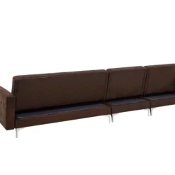 Sofá Cama Esquinero 5 Plazas En Piel Sintética Marrón Con Reposapiés Derecho ABERDEEN -Mimoso Sofa Ventas fbe4ac8dee75a3ab5bc6a4d54bc5a5449c4f134f 063968cf27e6493383765e8a55ce83e7
