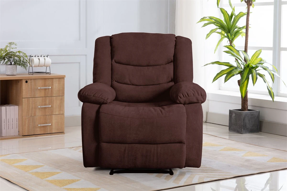 Sillón Relax De Tela CHEF2 Color Chocolate 4 Sillón Relax De Tela CHEF2 Color Chocolate - Imagen 2