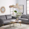 Conjunto De Sala De Estar 5 Plazas De Terciopelo Gris MAURA -Mimoso Sofa Ventas fe544833c13295a02d4f2f8ae1495392d7ac6ac0 36e990c84b29487bb9ba28606c1b4c91