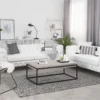 Conjunto De Sala De Estar 5 Plazas De Piel Sintética Blanca VISSLAND -Mimoso Sofa Ventas ffa3f251ff145d577cab88b2fb8f5e275e376f1c 4cabcdd72a0549fb8f9605d3816decc3